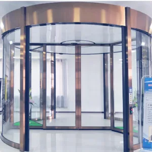 High Quality Customized Two Wings Automatic Revolving Door thumbnail-4