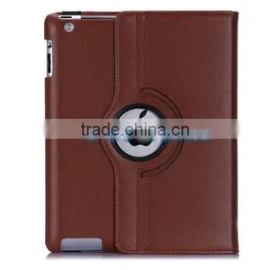 360 Degree Rotate Lichee Pattern Leather Case For Ipad 6/ Air 2 , Ipad 2/3/4 , Ipad Mini thumbnail-5
