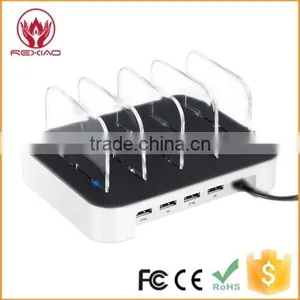 Patent Product 4 Ports USB Charging Dock for Smart Phone thumbnail-1