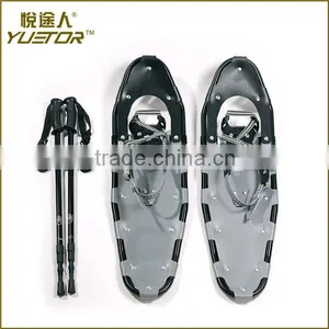 All Terrian Snowshoes for Men Women (30 Inches) With Pair Antishock Snowshoes Poles With Carry Bag thumbnail-2