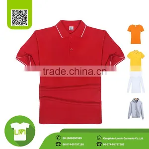Polo Shirt Custom for Mens, Yellow Color Polyester t Shirt Printing in China Supplier's Choice thumbnail-5