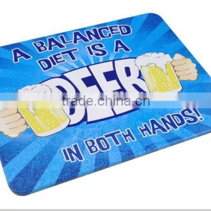 Custom Vintage Original Metal Iron Beer Tin Tray thumbnail-1