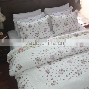 Summer Victoria Flora Quilt ,100% Cotton thumbnail-1
