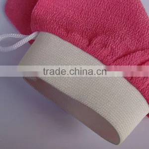 Pink Kessa Viscose Morocco Hammam Scrub Mitt thumbnail-3