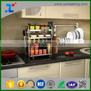 China Manufacturer Stainless Steel Hanging Dish Drainer ,metal Wall Plate Rack,dish Rack With Tray thumbnail-5