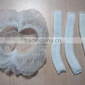 Disposable White Blue Green Pink Orange Red Black Mob Cap Strip Cap Clip Cap for Hospital Quality Choice thumbnail-2