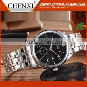 New Design Popular Men Quartz Day/Date Customized Quartz Stainless Steel Watch thumbnail-5