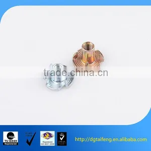 Galvanized Carbon Steel Tee Nuts With 4 Prong DIN1624 thumbnail-5