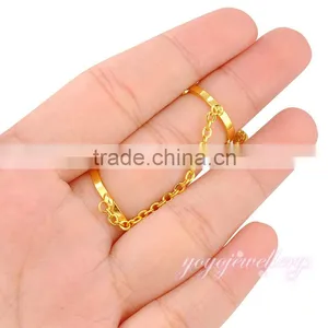 Cubic Zirconia Gold Jewelry Dubai Gold Latest Gold Finger Ring Designs thumbnail-3