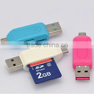USB OTG Card Reader Universal USB OTG TF/SD Card Reader Phone Extension Headers USB OTG Adapter For Android thumbnail-4