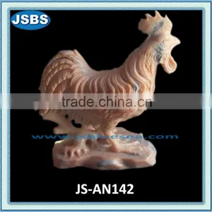 Wholesale Sunset Red Marble Carved Decorative Garden Chicken Statue thumbnail-1