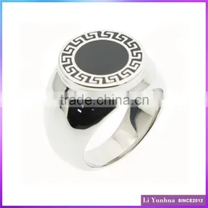 Cool Mens Stainless Steel Ring Cheap High Quality Stainless Steel Men's Ring thumbnail-1