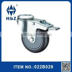 Black Steel PU Industrial Wheels thumbnail-1