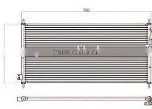 Car Condenser for HONDA ODESSEY99-05 thumbnail-1