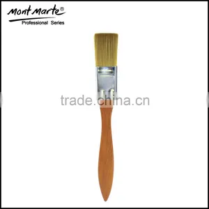 High Grade Nylon Hair Wood Artist Wall Paint Brush thumbnail-1