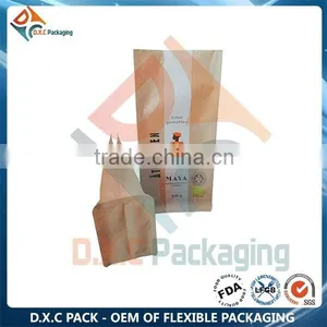 Kraft Paper Clear Window Rice Packing Bag thumbnail-3