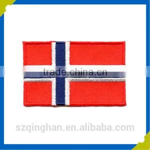 Factory Custom Made Embroidery Patch Private Flag Patch Embroidery Label thumbnail-2