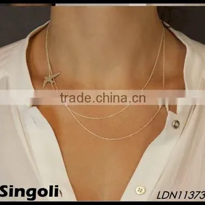 Tiny Horsehoe Necklace Delicate Chain in 14k Gold Fill, Rose Gold Fill Dainty Horseshoe Necklace Quality Choice thumbnail-4