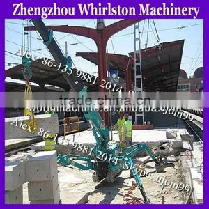 Hight Quality 3ton Small Spider Crane for Sale/Super Mini Spider Crane/Mini Folding Crane thumbnail-1