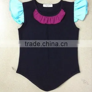 Unique Fun Kids Girls t Shirt Flutter Sleeves t Shirt Kids Wholesale thumbnail-1