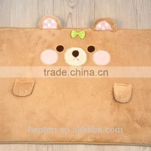 Lovely Cartoon Embroidery With Anti-slipping Back Bear Design Children Mats thumbnail-1