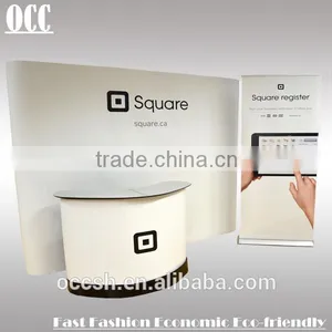 PVC Luxury Aluminum Pop Up Display Banner Trade Show Backdrop Stands thumbnail-1