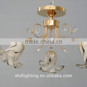 Luxury Golden Retro Vintage Home Decor Lily Flower Chandelier With China Export Factory thumbnail-3