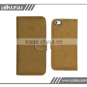 For IPhone5S Durable pu Leather Flip Case Factory Sale thumbnail-1