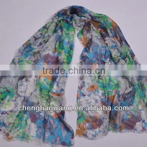Beautiful Scarf New Design 2014 Latest Fashion High Quality Thin Wool Scarf New Design thumbnail-1