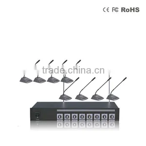 Carrier Frequency RangeUHF500-960MHz Black Professional Meeting Microphone System thumbnail-1