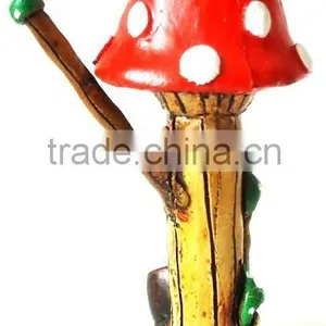 Figurine Shaped Hand Crafted Smoking Pipes - Tall Mushroom thumbnail-2