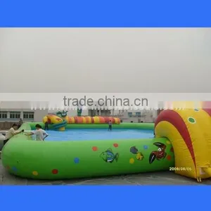 Durable Inflatable Pool Islands, Inflatable Pool Slide thumbnail-1