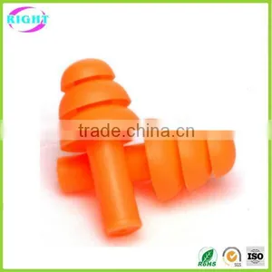 High Quality Silicone Rubber Earplugs for Swimming thumbnail-5