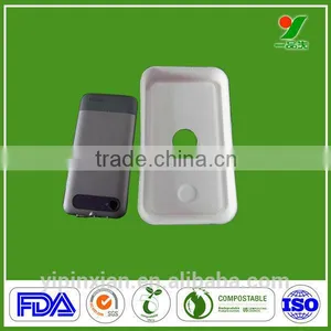 Dongguan 100% Biodegradable Eco-friendly Bio Packaging Molded Recycled Paper Pulp Fiber Products Trays thumbnail-1