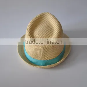 Fashion Design Customized Plain Color Promotion Straw Hat thumbnail-3