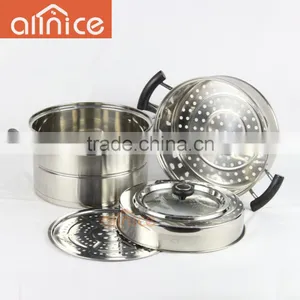 High Quality Multi Stainless Steel Cookware Restaurant Steamper Pot thumbnail-3