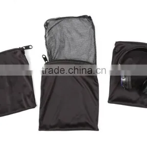 Headphone Earphone Winding Wire Accessories , Purpose Zipper PU & EVA Case Pouch thumbnail-1