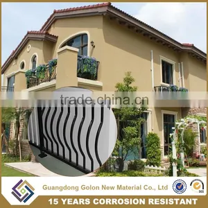 Best Handrail Project Manufacturer Customized Indoor/Outdoor Terrace Metal/ Aluminum Balcony Railing Designs thumbnail-2