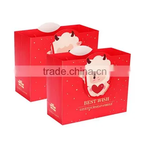 New Style Luxury Printed Custom Luxury Paper Shopping Bag thumbnail-3