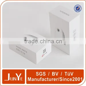 Factory Price Custom Logo Printed Packaging High Gloss White Cardboard Box thumbnail-1