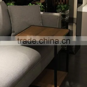 European Modern Solid Wood Small Side Table (T-81) thumbnail-1
