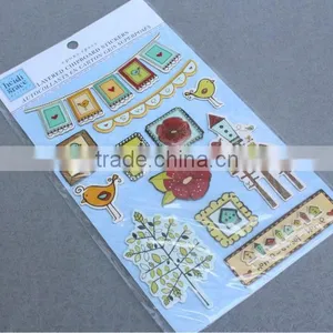 Latest Design Colorful Waterproof Double Layer Label Stickers for Promotion Gifts thumbnail-1