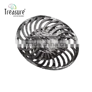 Classic Style Jewellry Gun Black Eye Shape Alloy Glass Stone Brooch Jewelry thumbnail-2