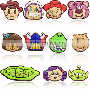 Personalized Cheap Charm Silicone Rubber Bracelets With PVC Charms thumbnail-6