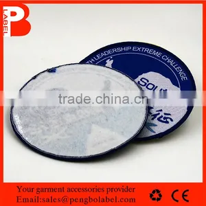 High Quality Recyled Clothing Baby Padded Woven Labels Manufacturer thumbnail-2