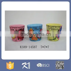 Colorful Aniaml Pattern Stone Flower Pot thumbnail-2