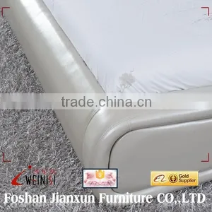 F6098 Modern High Quality Gloosy Soft Bed thumbnail-5