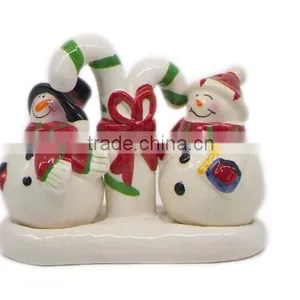 Colorful Dolomite Snowman Salt&pepper Shakers With Hand-painting thumbnail-1