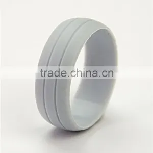 New Style Custom & Eco-friendly Silicone Key Ring Finger Rings thumbnail-1