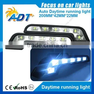 White 2X 6LED L-shape Bright 12V Super Car Driving Lamp Fog DRL Daytime Running Light thumbnail-1
